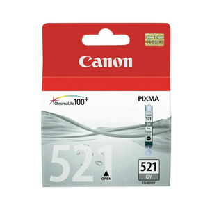 Rašalo kasetė Canon CLI-521GY, Pilka 2937B001