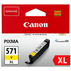 Rašalo kasetė Canon CLI-571XL, Geltona