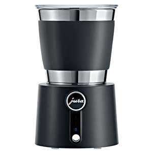 JURA Hot & Cold, black/inox - Automatic milk frother 24019