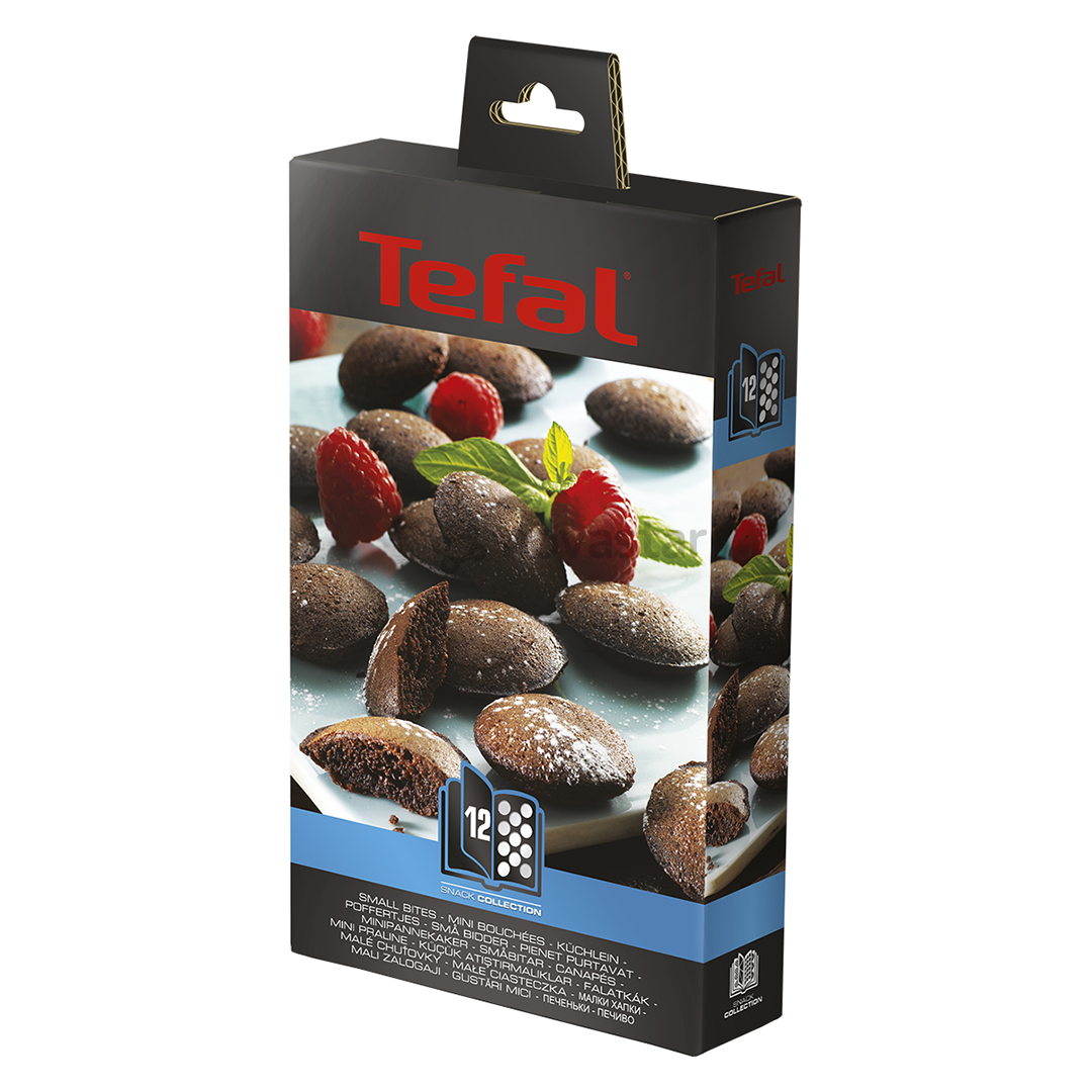 Tefal XA801112 Donut Plates Set, Non-Stick, Snack Time, Accessory, Snack  Collection, Black