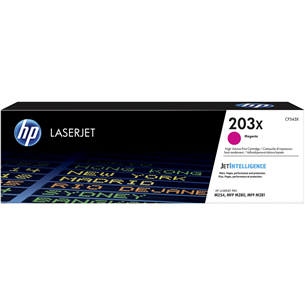 Tonerio kasetė HP 203X High Yield (purpurinė) CF543X