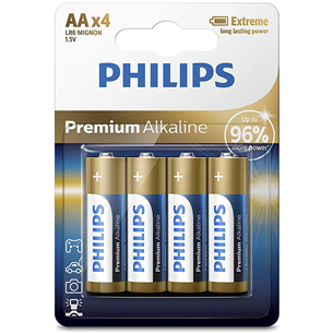 Elementai Philips, Premium AA 4 LR6M4B/10