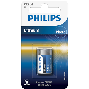 Baterija Philips CR2 Lithium 3 V CR2/01B