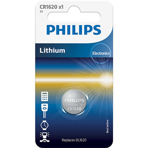 Elementai Philips CR1620 Lithium 3 V (16.0x 2.0) CR1620/00B