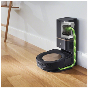 iRobot Roomba s9+, dust disposal, juodas/vario - Dulkių siurblys robotas