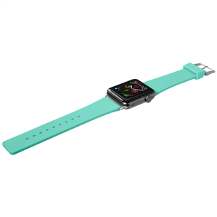 Dirželis Laut Active Apple Watch, 42mm, Silikoninis, Žalsvas