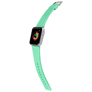 Dirželis Laut Active Apple Watch, 42mm, Silikoninis, Žalsvas