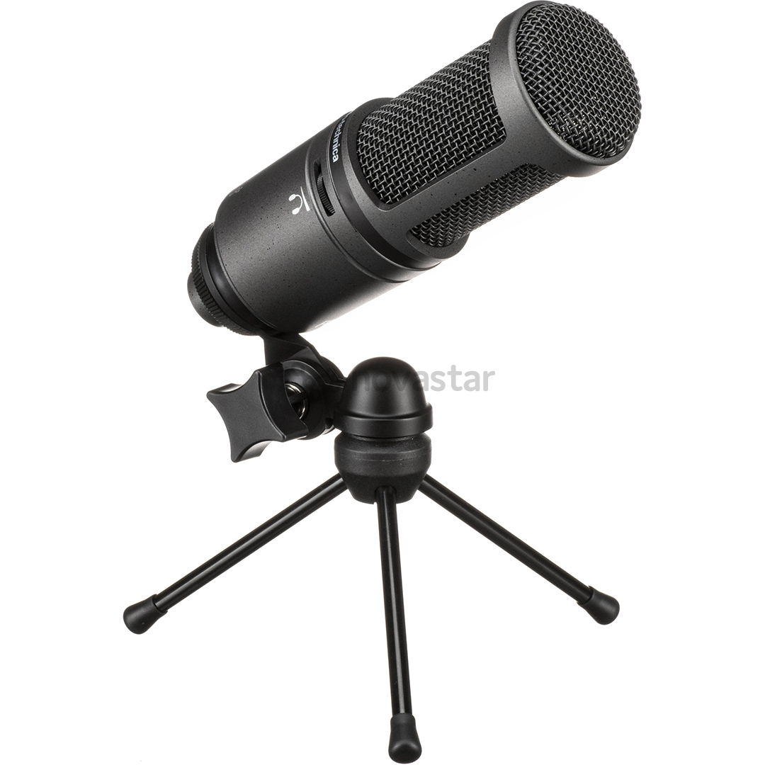 Audio Technica AT2020USB+, 3.5 mm, USB, black - Microphone