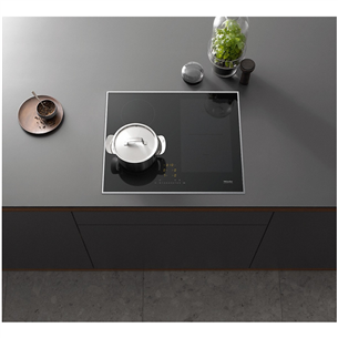 Miele, width 62.6 cm, steel frame, black - Built-in Induction Hob