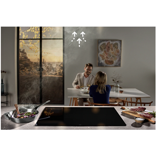 Electrolux, 700 m³/h, width 89.8 cm, black - Cooker Hood