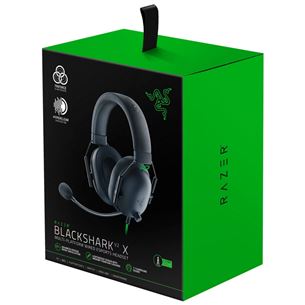 Ausinės Razer BlackShark V2 X, Juoda