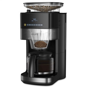 Krups Grind & Brew, vandens talpa 1.25 L, juodas - Kavos virimo aparatas KM832810