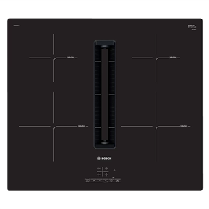 bosch induction hob with downdraft extractor