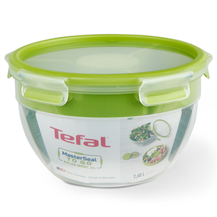 Tefal Masterseal & Go, 2.6 L, clear/green - Salad bowl