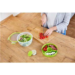 Tefal Masterseal & Go, 2.6 L, clear/green - Salad bowl