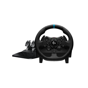 Žaidimų vairas Logitech G923 PC/PS4/PS5 + Driving Force pavarų svirtis