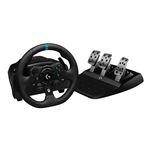 Žaidimų vairas Logitech G923 PC/X1/SX + Driving Force pavarų svirtis