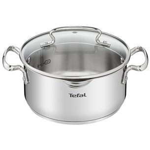 Tefal Duetto+, диаметр 20 см, нерж. сталь - Кастрюля с крышкой G7194455