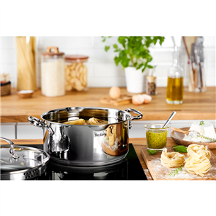 Tefal Duetto+, диаметр 24 см, серый - Кастрюля с крышкой