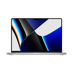 Apple MacBook Pro 16" (2021), M1 Pro 10C/16C, 16 ГБ, 512 ГБ, ENG, серебристый - Ноутбук MK1E3ZE/A