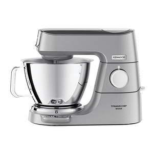 Kenwood Titanium Chef Baker, 5 л/1,6 л, 1200 Вт, серебристый - Кухонный комбайн