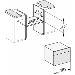 Orkaitė Miele DG7440OBSW