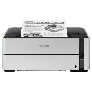 Epson EcoTank M1180 Mono, WiFi, LAN, дуплекс, белый - Струйный принтер C11CG94403