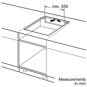 Bosch Serie 4, width 59.2 cm, frameless, black - Built-in Induction Hob