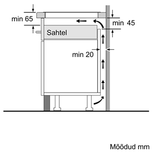 Bosch Serie 4, CombiZone, ширина 59,2 см, без рамы, черный - Интегрируемая индукционная варочная панель