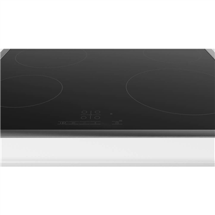 Bosch Serie 4, width 58.3 cm, steel frame, black - Built-in Ceramic Hob