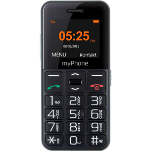 myPhone Halo Easy, juodas - Mobilus telefonas T-MLX08894