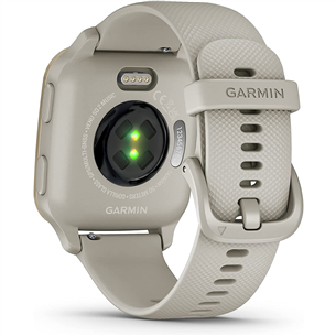 Išmanusis laikrodis Garmin Venu Sq 2 - Music Edition, 40 mm, french gray / cream gold