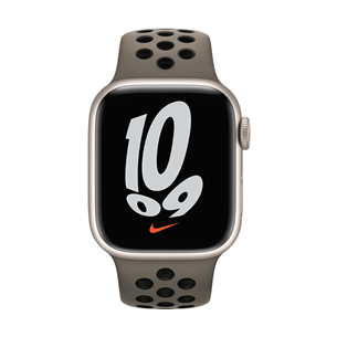 Dirželis Apple Watch 41mm, Nike Sport Band, Olive grey