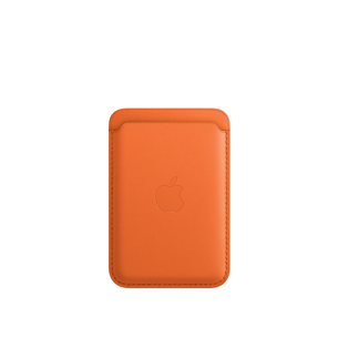 Apple iPhone Leather Wallet with MagSafe, оранжевый - Чехол-бумажник