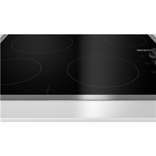 Bosch, width 58,3 cm, steel frame, black - Built-in Ceramic Hob