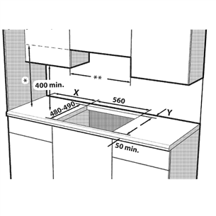 Beko, width 61 cm, black - Built-in Gas Hob