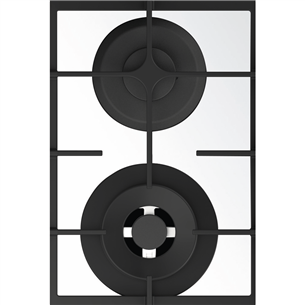 Whirlpool, double zone, width 59 cm, white - Built-in Gas Hob