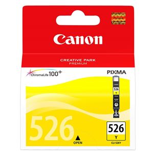 Rašalo kasetė Canon CLI-526Y, Geltona 4543B001