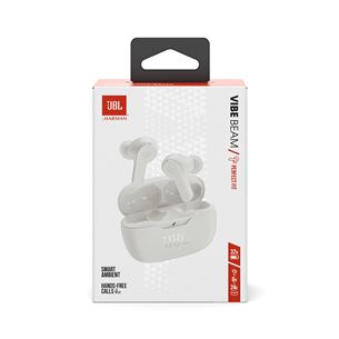 JBL Wave Beam, white - True-wireless earbuds