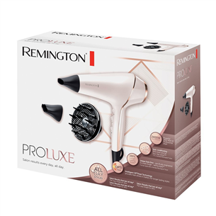 Remington ProLuxe, 2400 Вт, жемчужно-белый - Фен