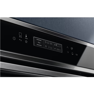 Electrolux SteamCrisp 700, 72 L, black/inox - Built-In Oven