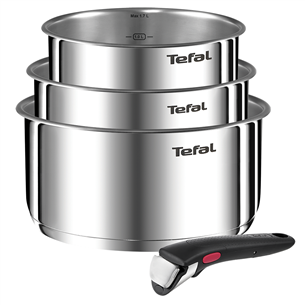 Tefal Ingenio Emotion+, 4 предмета, 16/18/20 см - Комплект кастрюль + съемная ручка L8964S44