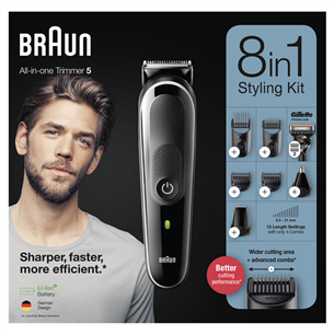 Braun, черный - Мультитриммер 8 в 1