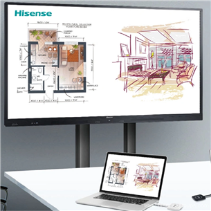 Hisense 86WR60AE, 86'', Ultra HD, DLED, black - Interactive Display