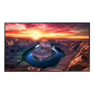 Samsung Signage QM55B, 55", LED VA, Ultra HD, черный - Монитор LH55QMBEBGCXEN