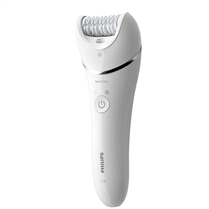 Philips Epilator Series 8000, сухое и влажное использование, белый - Эпилятор