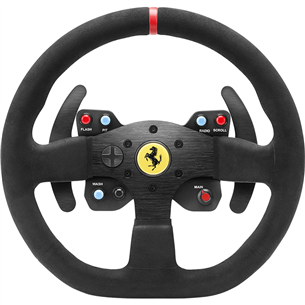 Thrustmaster 599XX EVO 30 Wheel Add-On Alcantara Edition, black - Sim wheel add-on 3362934001377