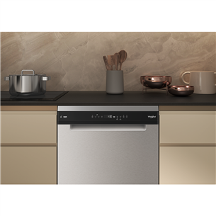 Indaplovė Whirlpool W7FHP33X, 15 komplektų talpa