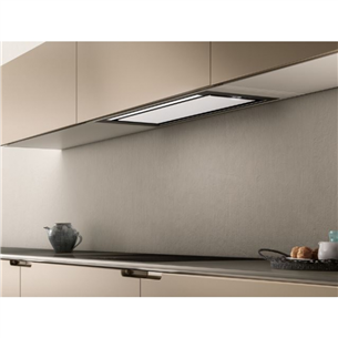 ELICA HIDDEN 2.0 IXGL/A/60, 690 m³/h, width 51.4 cm, silver/white - Built-in Cooker Hood