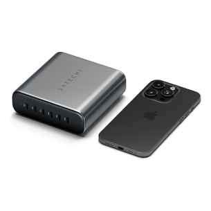 Satechi GaN, 200 W, 6x USB-C; dark grey - Charging station